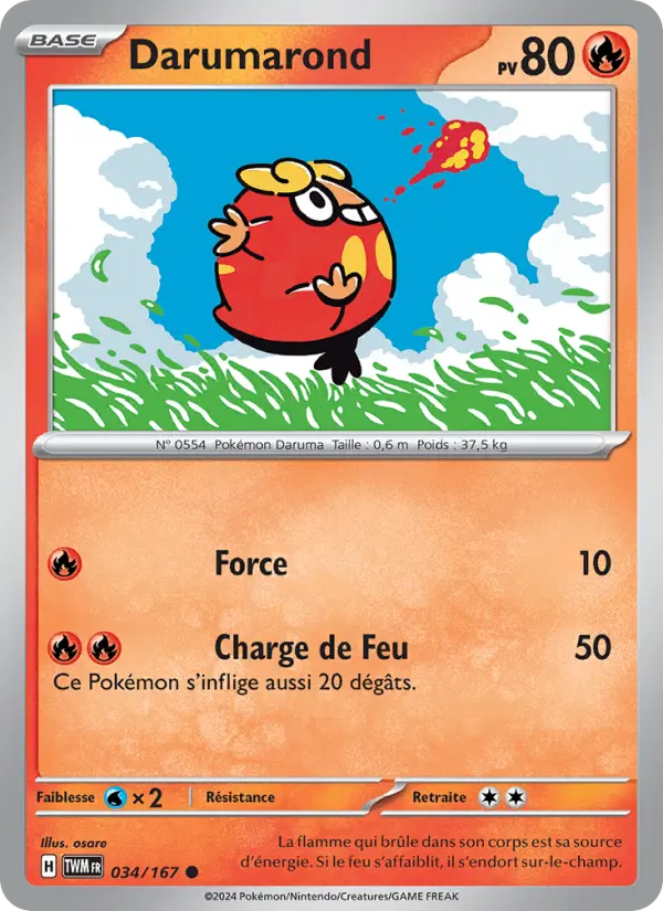 Darumarond — carte 034 de l’extension Mascarade Crépusculaire