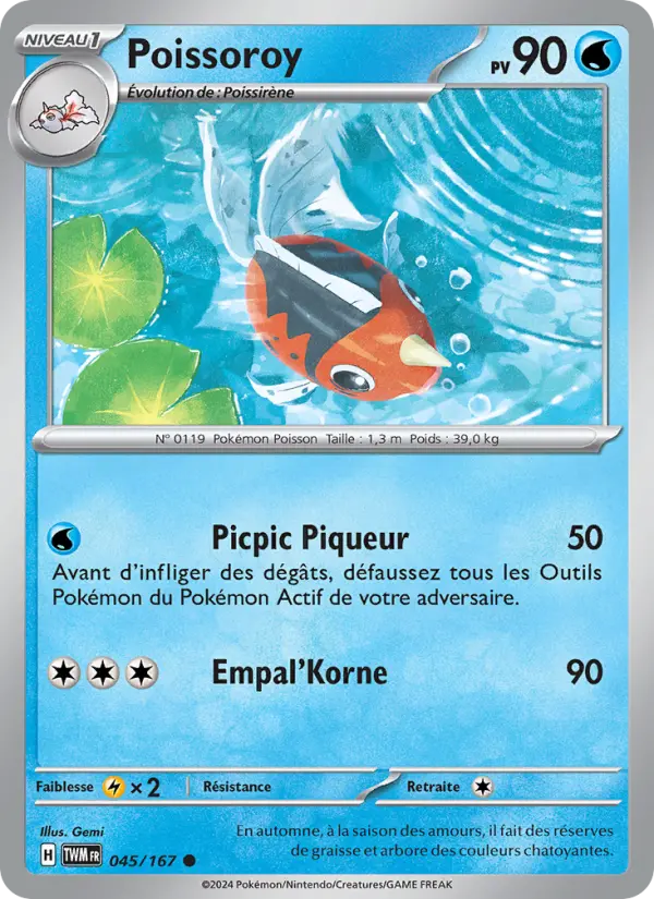 Poissoroy — carte 045 de l’extension Mascarade Crépusculaire