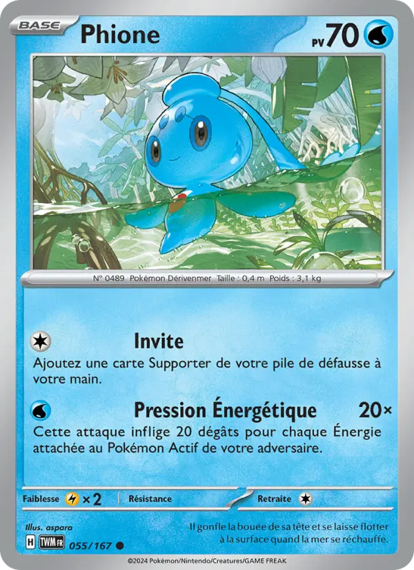 Phione — carte 055 de l’extension Mascarade Crépusculaire