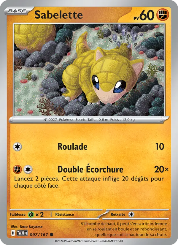 Sabelette — carte 097 de l’extension Mascarade Crépusculaire