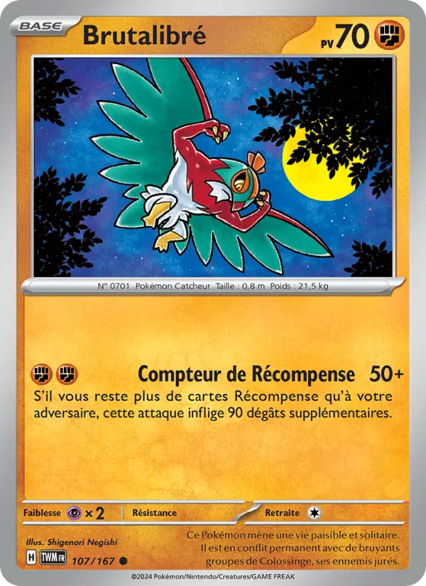 Brutalibré — carte 107 de l’extension Mascarade Crépusculaire