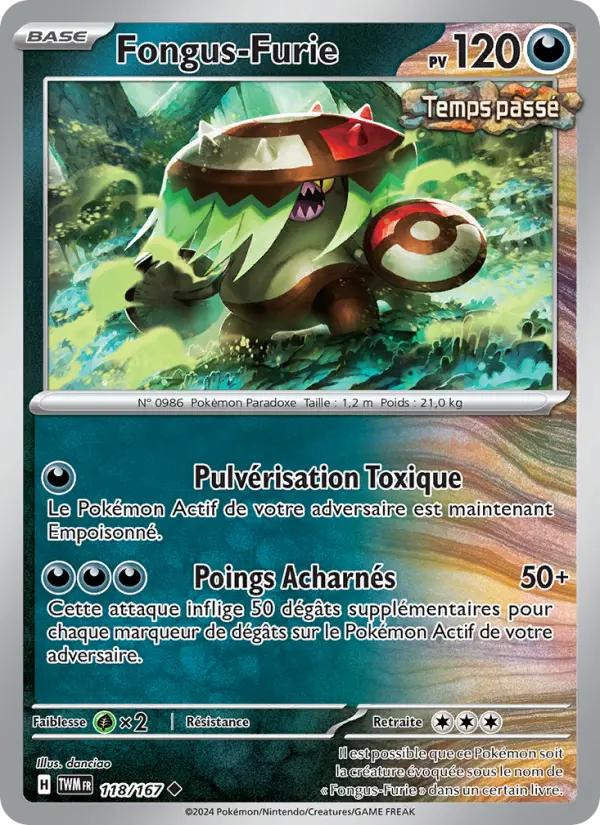 Fongus-Furie — carte 118 de l’extension Mascarade Crépusculaire