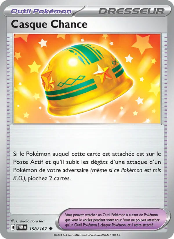 Casque Chance — carte 158 de l’extension Mascarade Crépusculaire