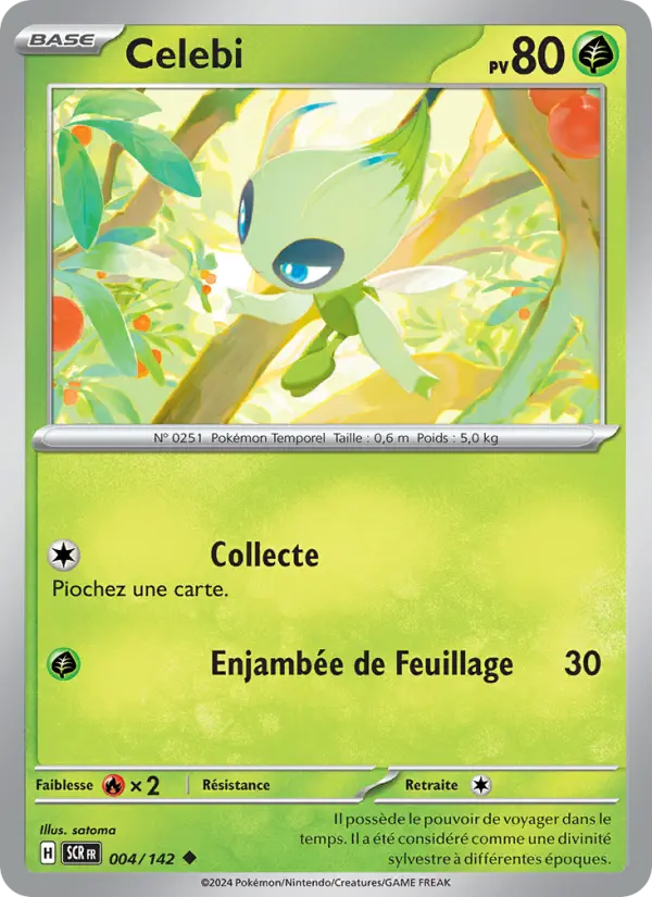 Celebi — carte 004 de l’extension Couronne Stellaire