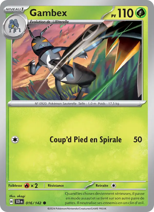 Gambex — carte 016 de l’extension Couronne Stellaire