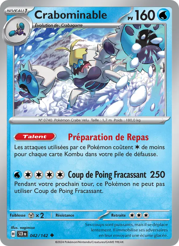 Crabominable — carte 042 de l’extension Couronne Stellaire