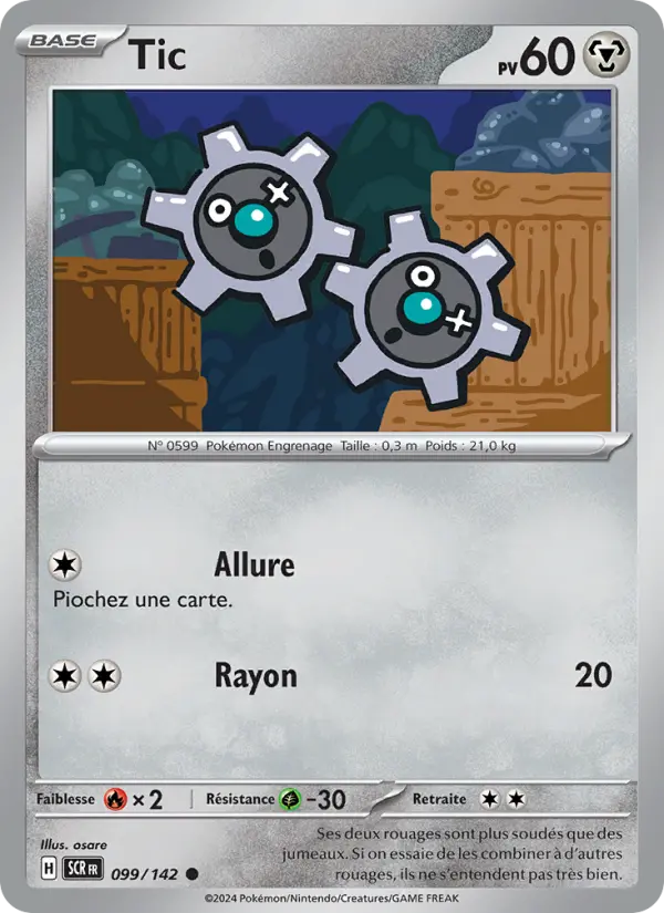 Tic — carte 099 de l’extension Couronne Stellaire