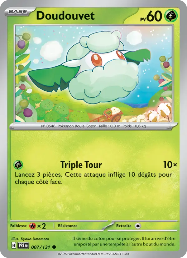 Doudouvet — carte 007 de l’extension Évolutions Prismatiques
