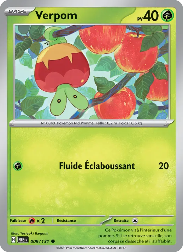 Verpom — carte 009 de l’extension Évolutions Prismatiques