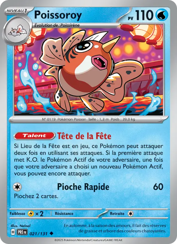Poissoroy — carte 021 de l’extension Évolutions Prismatiques