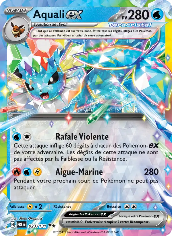 Aquali-ex — carte 023 de l’extension Évolutions Prismatiques