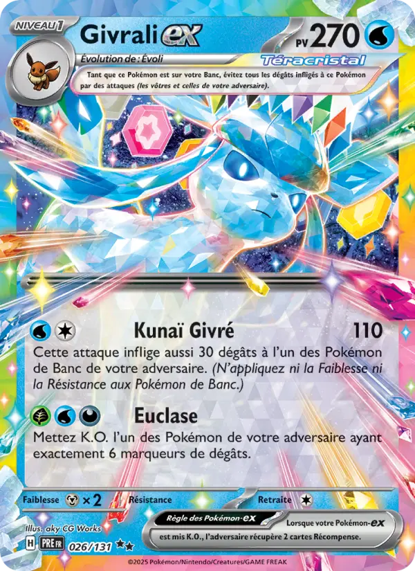 Givrali-ex — carte 026 de l’extension Évolutions Prismatiques