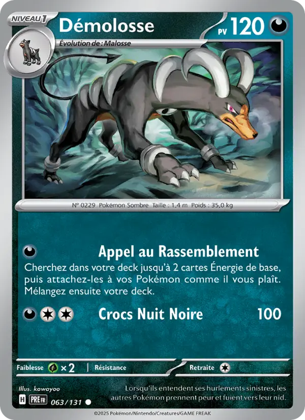 Démolosse — carte 063 de l’extension Évolutions Prismatiques