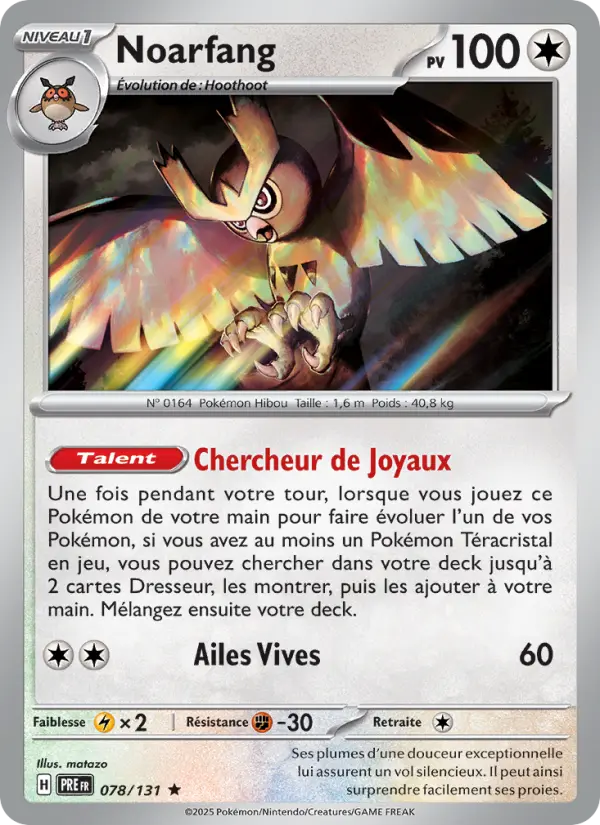 Noarfang — carte 078 de l’extension Évolutions Prismatiques