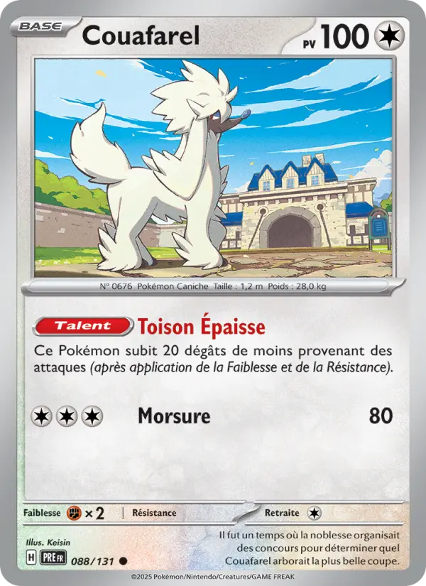 Couafarel — carte 088 de l’extension Évolutions Prismatiques