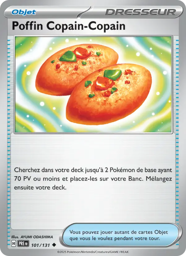 Poffin Copain-Copain — carte 101 de l’extension Évolutions Prismatiques