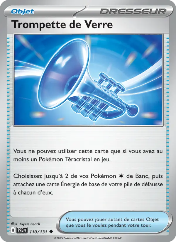 Trompette de Verre — carte 110 de l’extension Évolutions Prismatiques