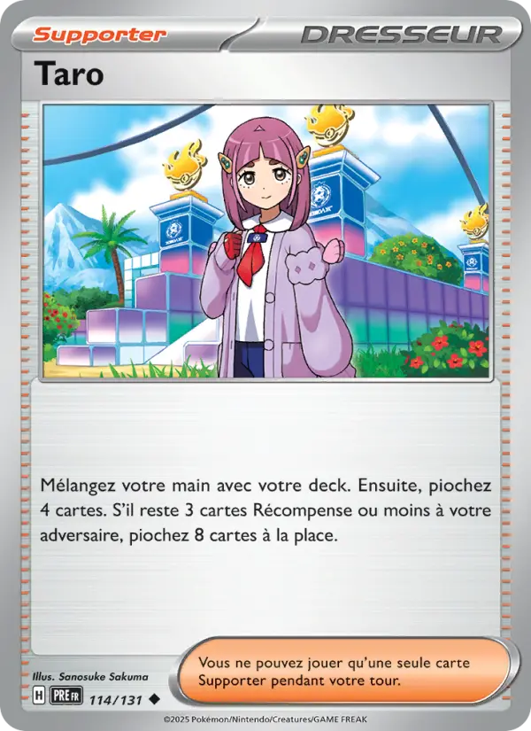 Taro — carte 114 de l’extension Évolutions Prismatiques
