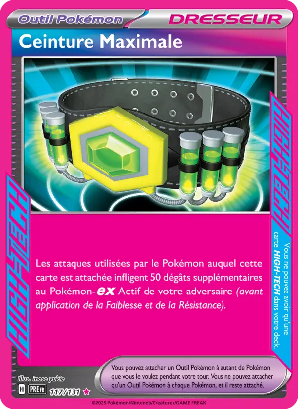 Ceinture Maximale — carte 117 de l’extension Évolutions Prismatiques