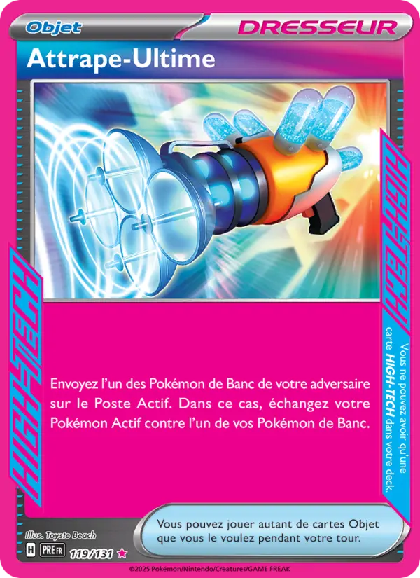 Attrape-Ultime — carte 119 de l’extension Évolutions Prismatiques