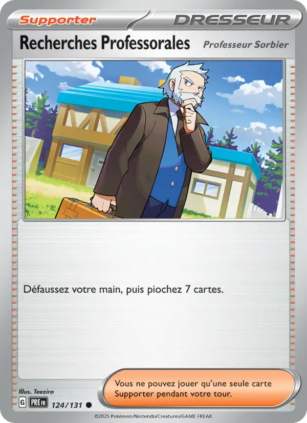 Recherches Professorales — carte 124 de l’extension Évolutions Prismatiques