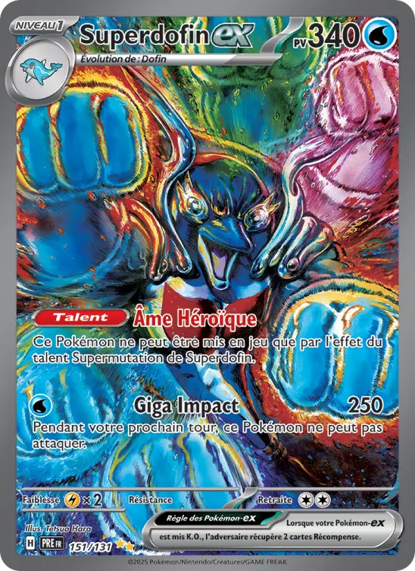 Superdofin-ex — carte 151 de l’extension Évolutions Prismatiques