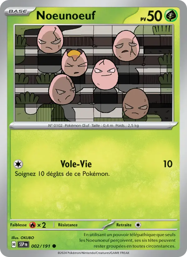 Noeunoeuf — carte 002 de l’extension Étincelles Déferlantes