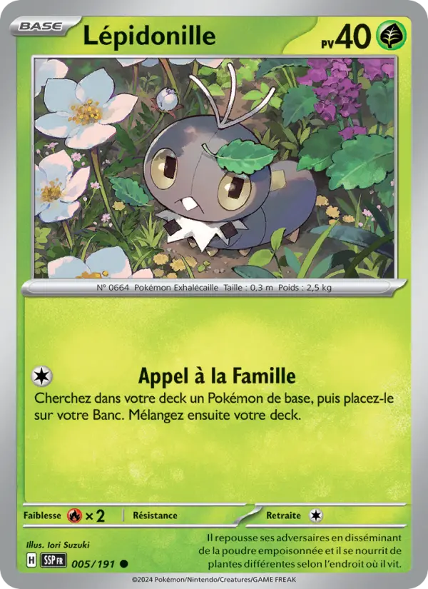 Lépidonille — carte 005 de l’extension Étincelles Déferlantes