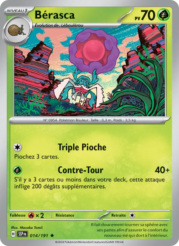Bérasca — carte 014 de l’extension Étincelles Déferlantes