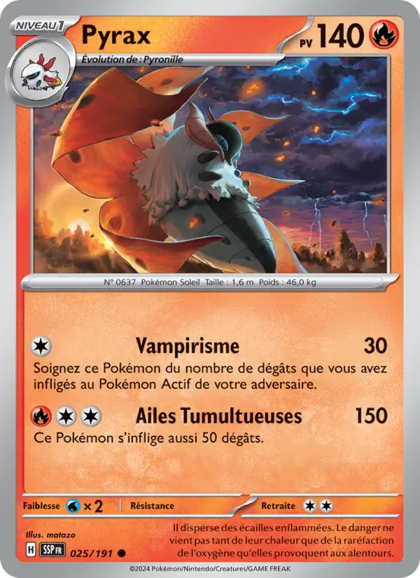 Pyrax — carte 025 de l’extension Étincelles Déferlantes