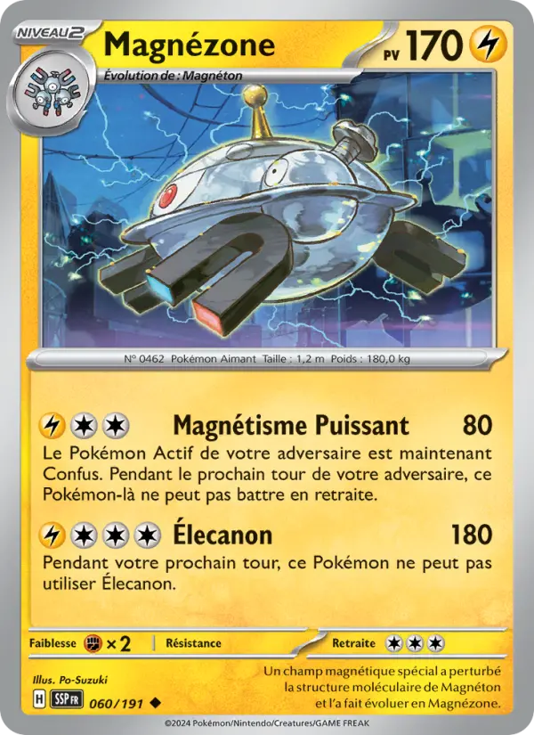 Magnézone — carte 060 de l’extension Étincelles Déferlantes