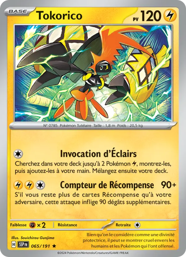 Tokorico — carte 065 de l’extension Étincelles Déferlantes