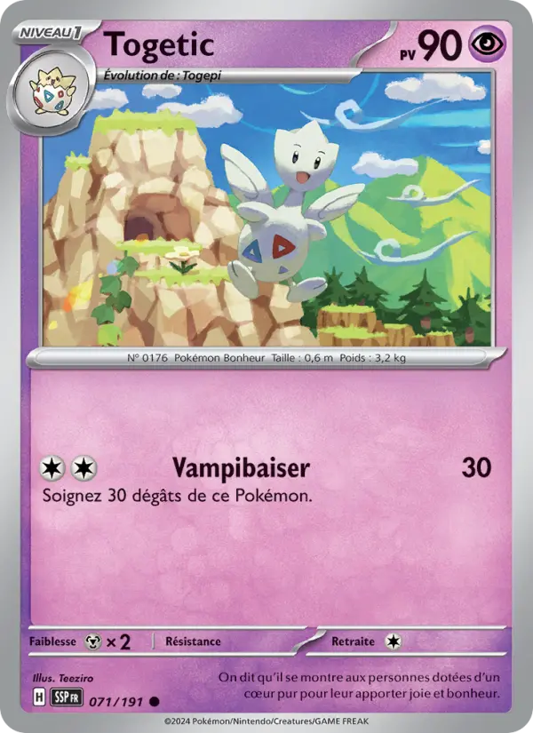Togetic — carte 071 de l’extension Étincelles Déferlantes