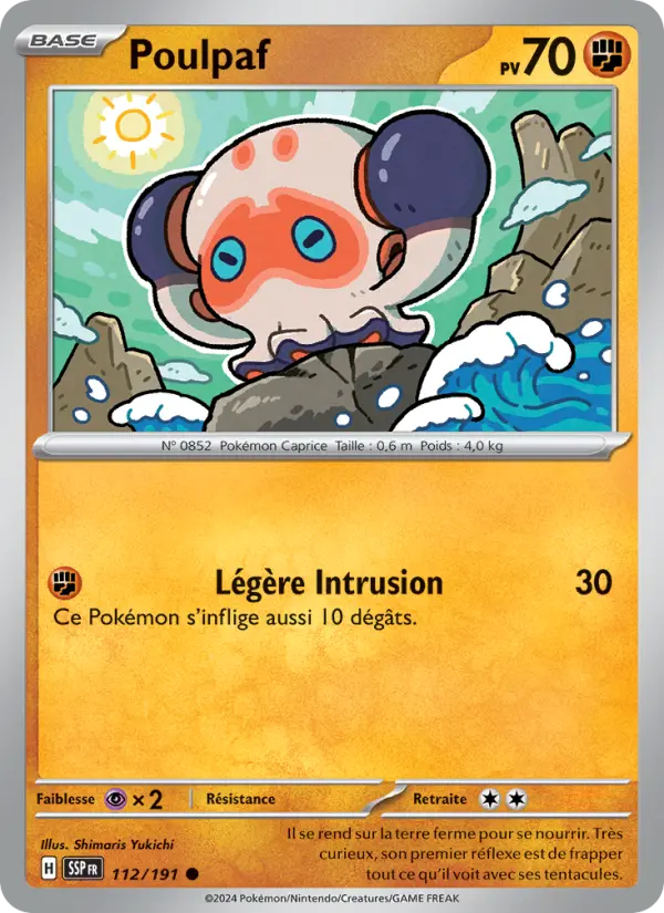 Poulpaf — carte 112 de l’extension Étincelles Déferlantes