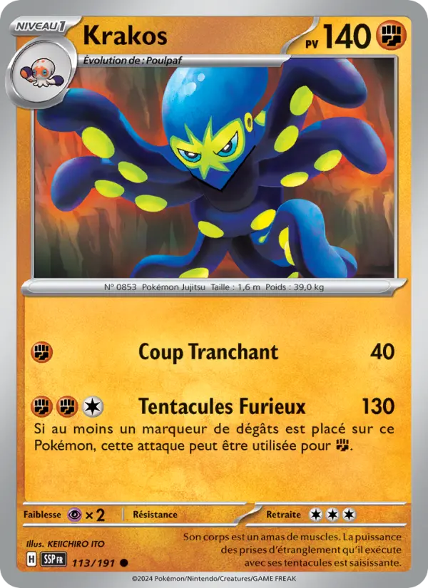 Krakos — carte 113 de l’extension Étincelles Déferlantes