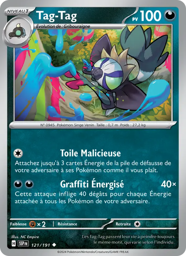 Tag-Tag — carte 121 de l’extension Étincelles Déferlantes