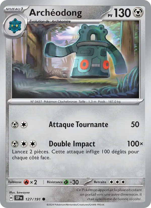 Archéodong — carte 127 de l’extension Étincelles Déferlantes