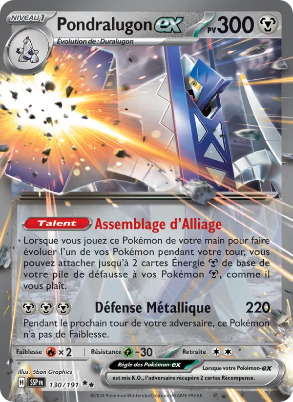 Pondralugon-ex — carte 130 de l’extension Étincelles Déferlantes