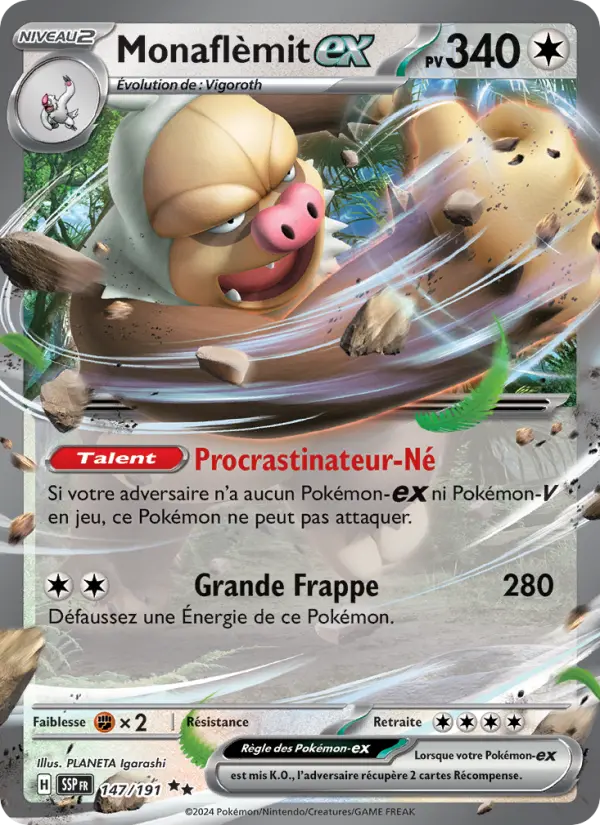 Monaflèmit-ex — carte 147 de l’extension Étincelles Déferlantes