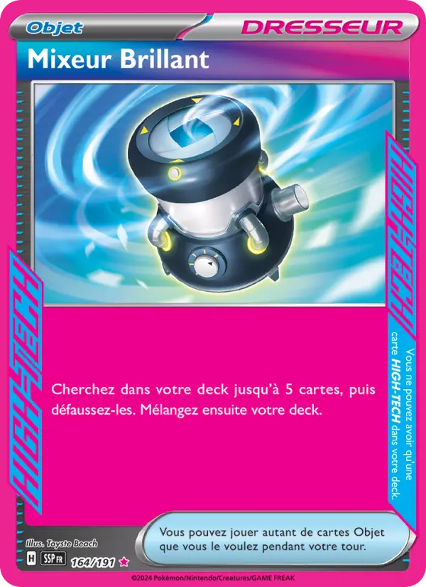 Mixeur Brillant — carte 164 de l’extension Étincelles Déferlantes