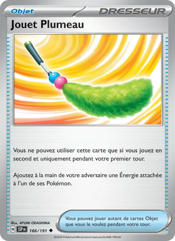 Jouet Plumeau — carte 166 de l’extension Étincelles Déferlantes