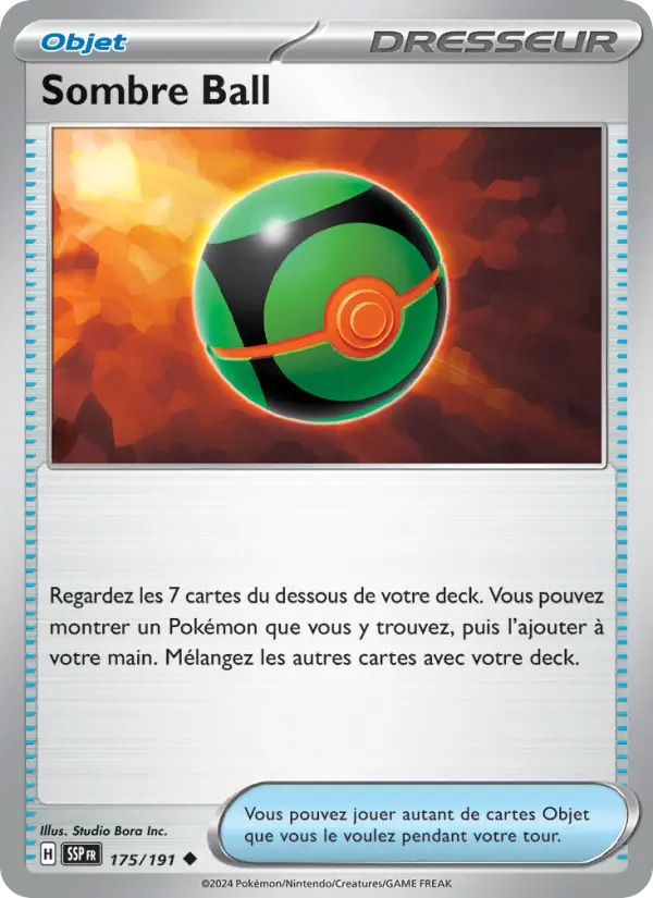 Sombre Ball — carte 175 de l’extension Étincelles Déferlantes