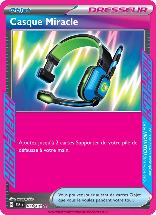 Casque Miracle — carte 183 de l’extension Étincelles Déferlantes
