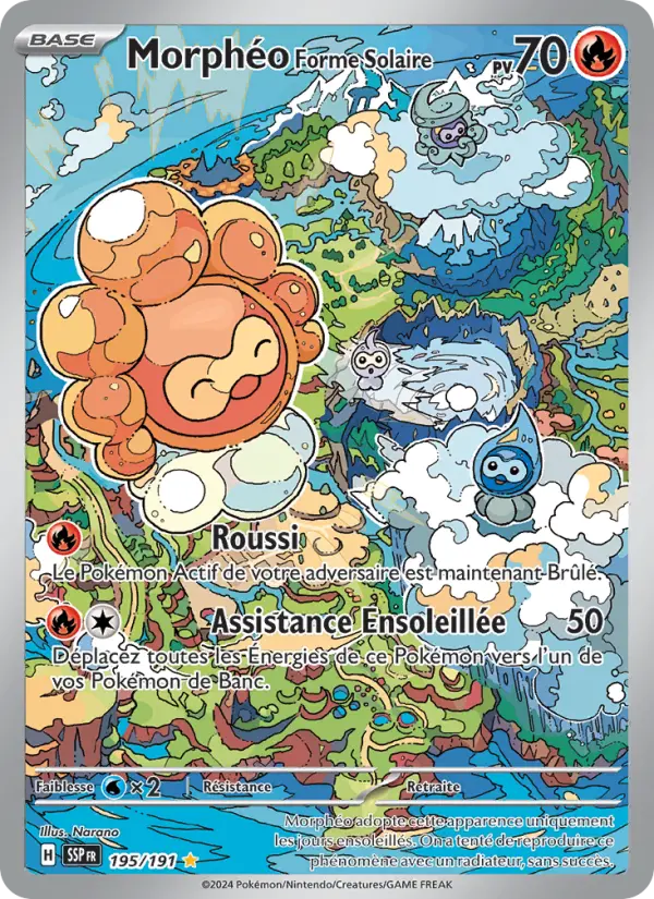 Morphéo Forme Solaire — carte 195 de l’extension Étincelles Déferlantes