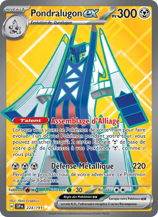 Pondralugon-ex — carte 224 de l’extension Étincelles Déferlantes