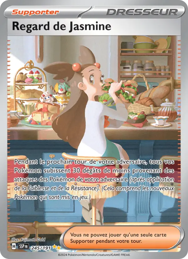 Regard de Jasmine — carte 245 de l’extension Étincelles Déferlantes