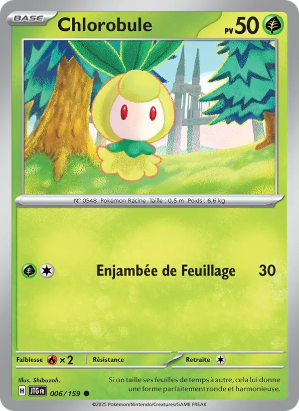 Chlorobule — carte 006 de l’extension Aventures Ensemble