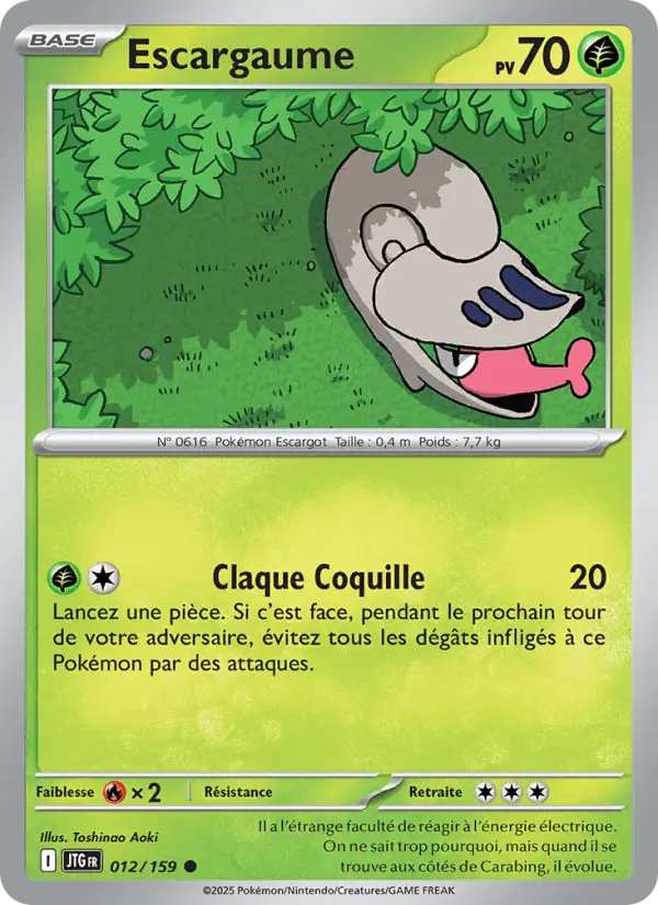 Escargaume — carte 012 de l’extension Aventures Ensemble