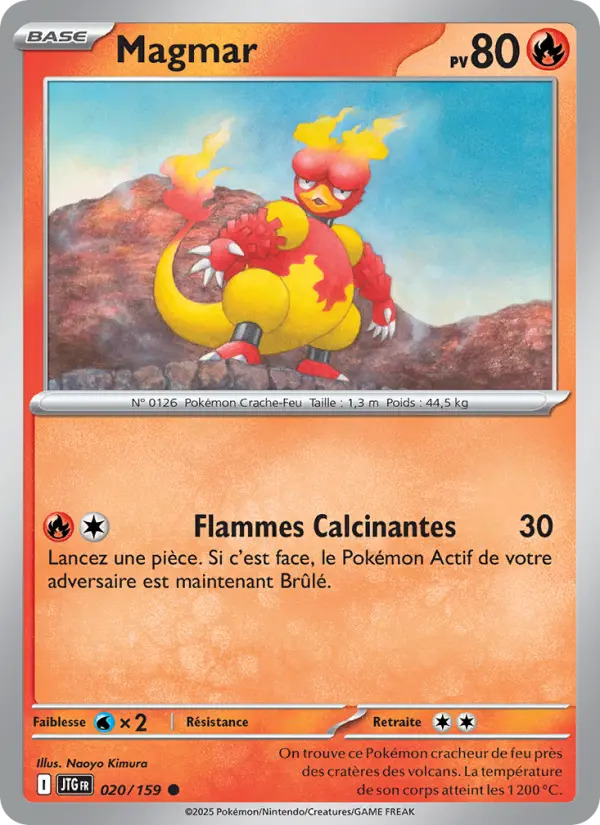 Magmar — carte 020 de l’extension Aventures Ensemble