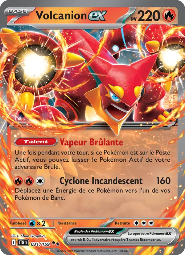 Volcanion-ex — carte 031 de l’extension Aventures Ensemble